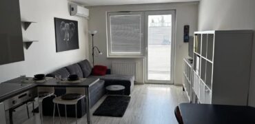 Garsonka Rustaveliho v novostavbe, klimatizácia, veľký balkón 6m2